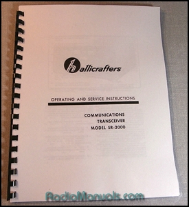 Hallicrafters SR-2000 Operating Manual